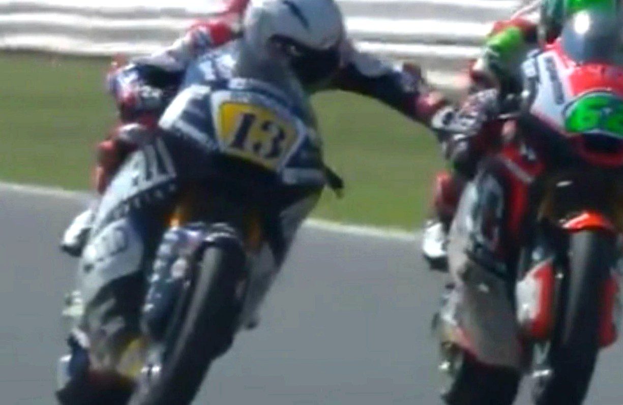 Motorcyclist hits his rival's brakes at 200 km/h: fenati's career is now over